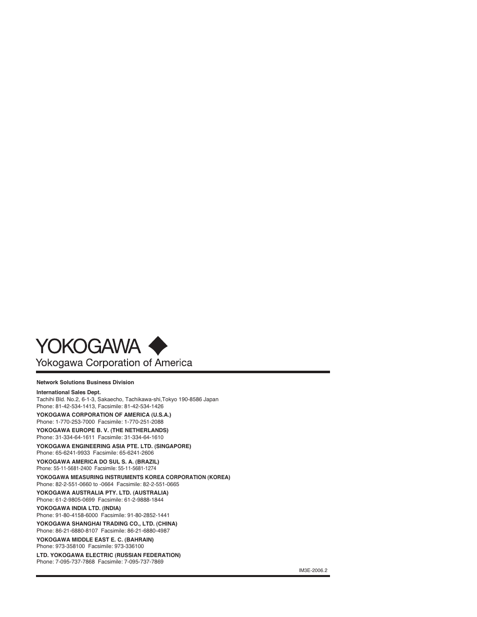 Yokogawa Standalone MW100 User Manual | Page 31 / 31