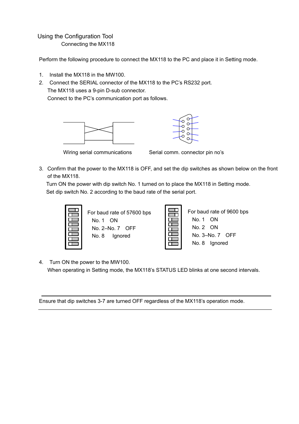 Using the configuration tool | Yokogawa Standalone MW100 User Manual | Page 10 / 40