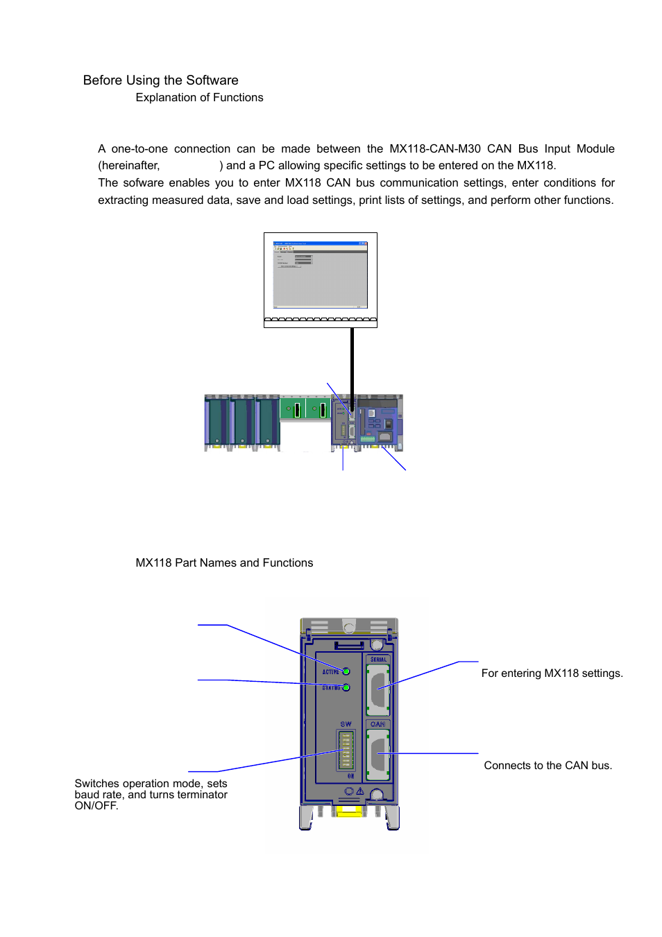 Yokogawa Standalone MW100 User Manual | Page 3 / 40