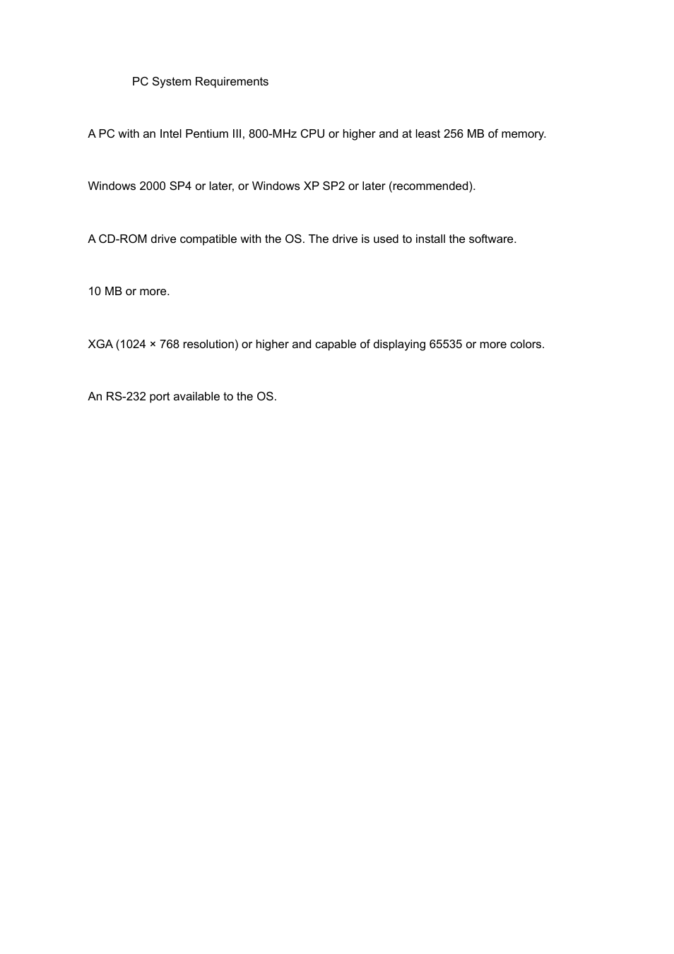 Yokogawa Standalone MW100 User Manual | Page 5 / 40