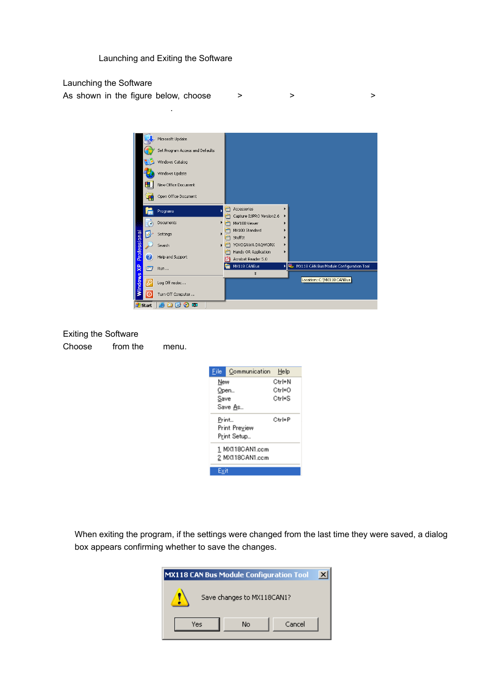 Yokogawa Standalone MW100 User Manual | Page 9 / 40