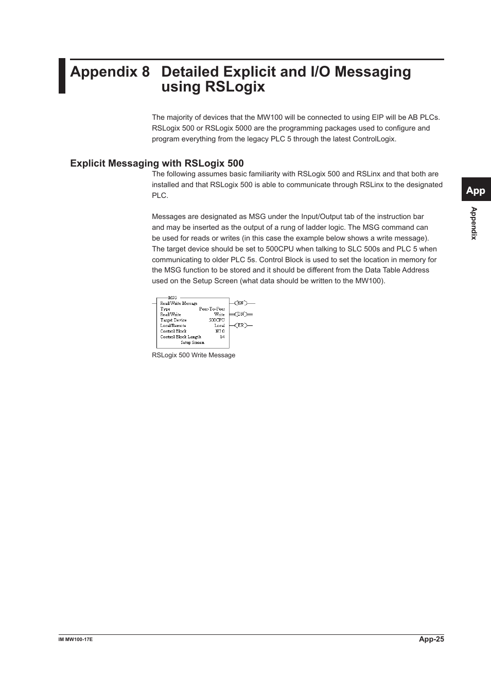 Yokogawa Standalone MW100 User Manual | Page 127 / 151