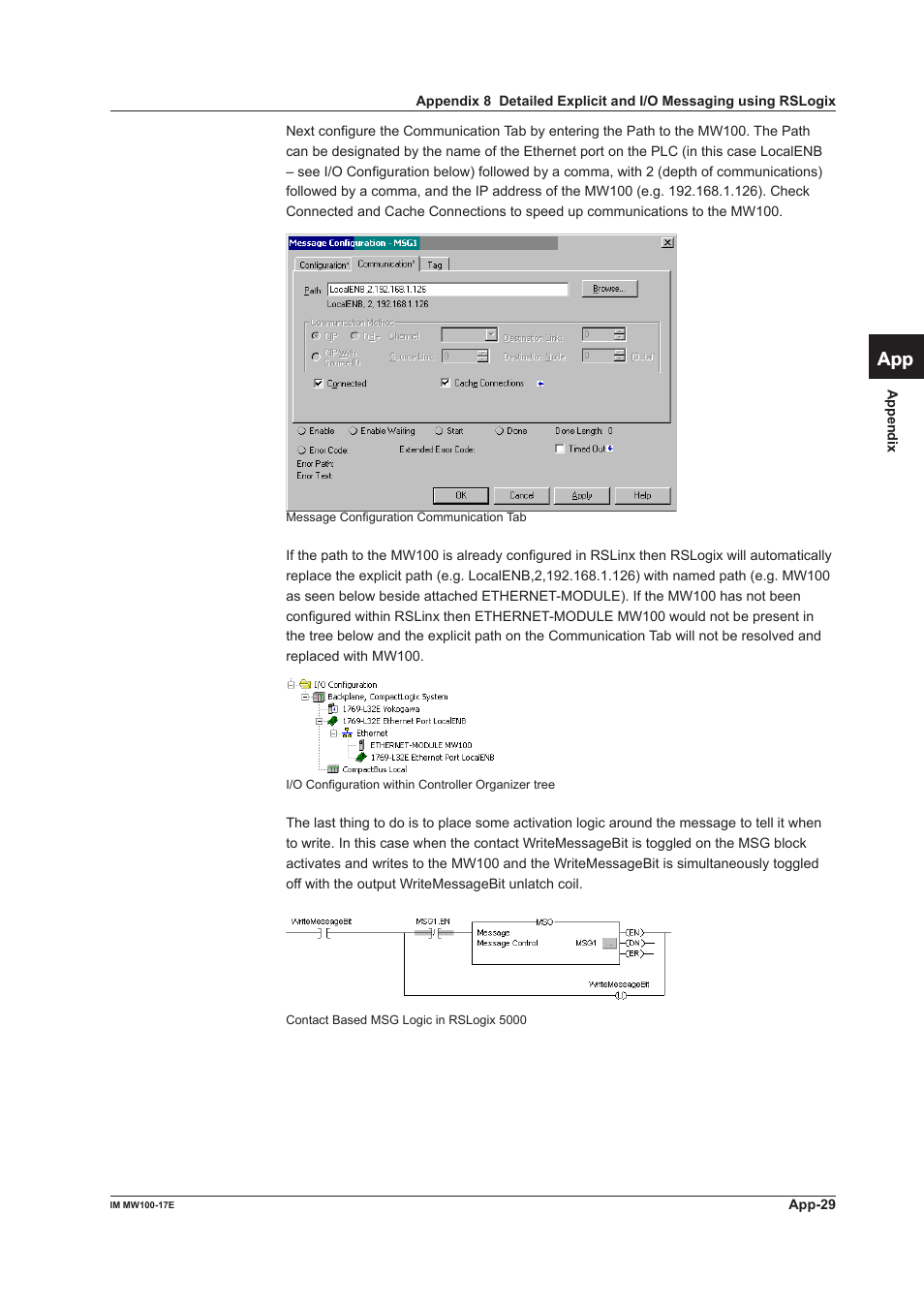 App index | Yokogawa Standalone MW100 User Manual | Page 131 / 151