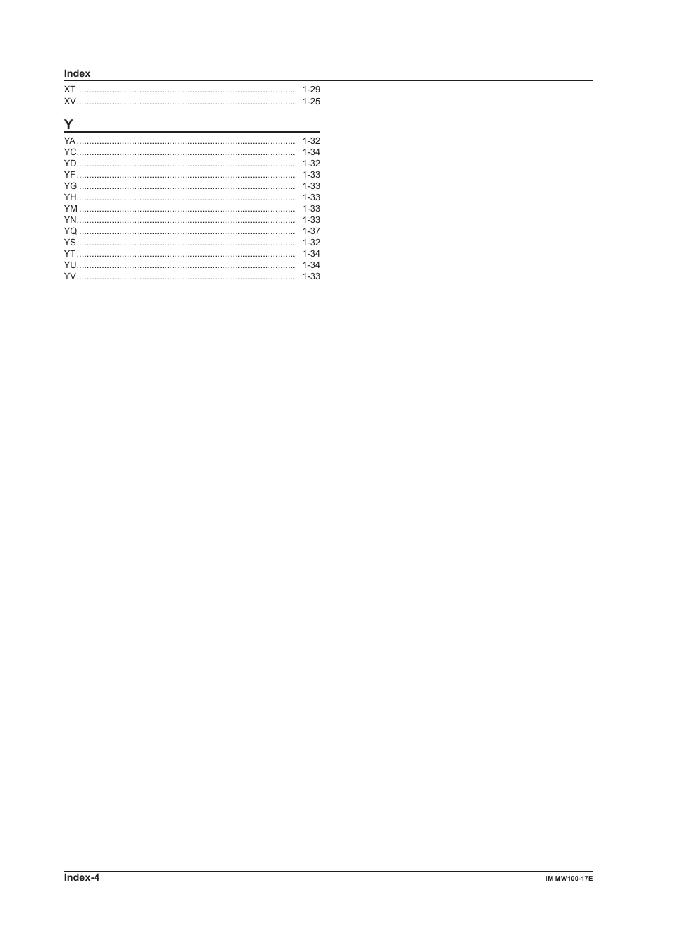 Yokogawa Standalone MW100 User Manual | Page 151 / 151