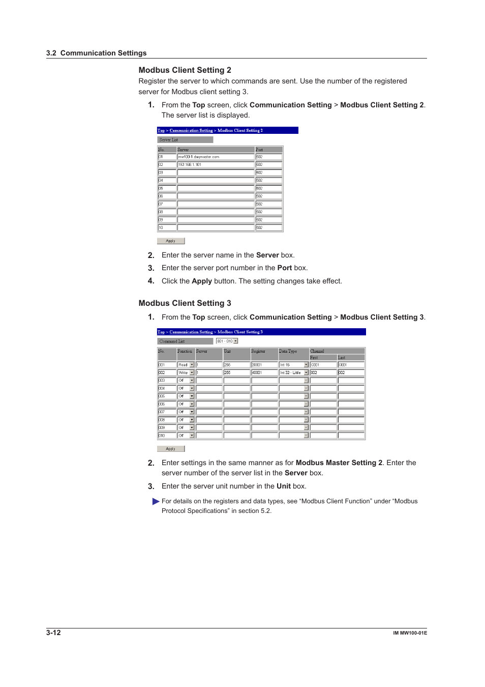 Yokogawa Standalone MW100 User Manual | Page 134 / 305