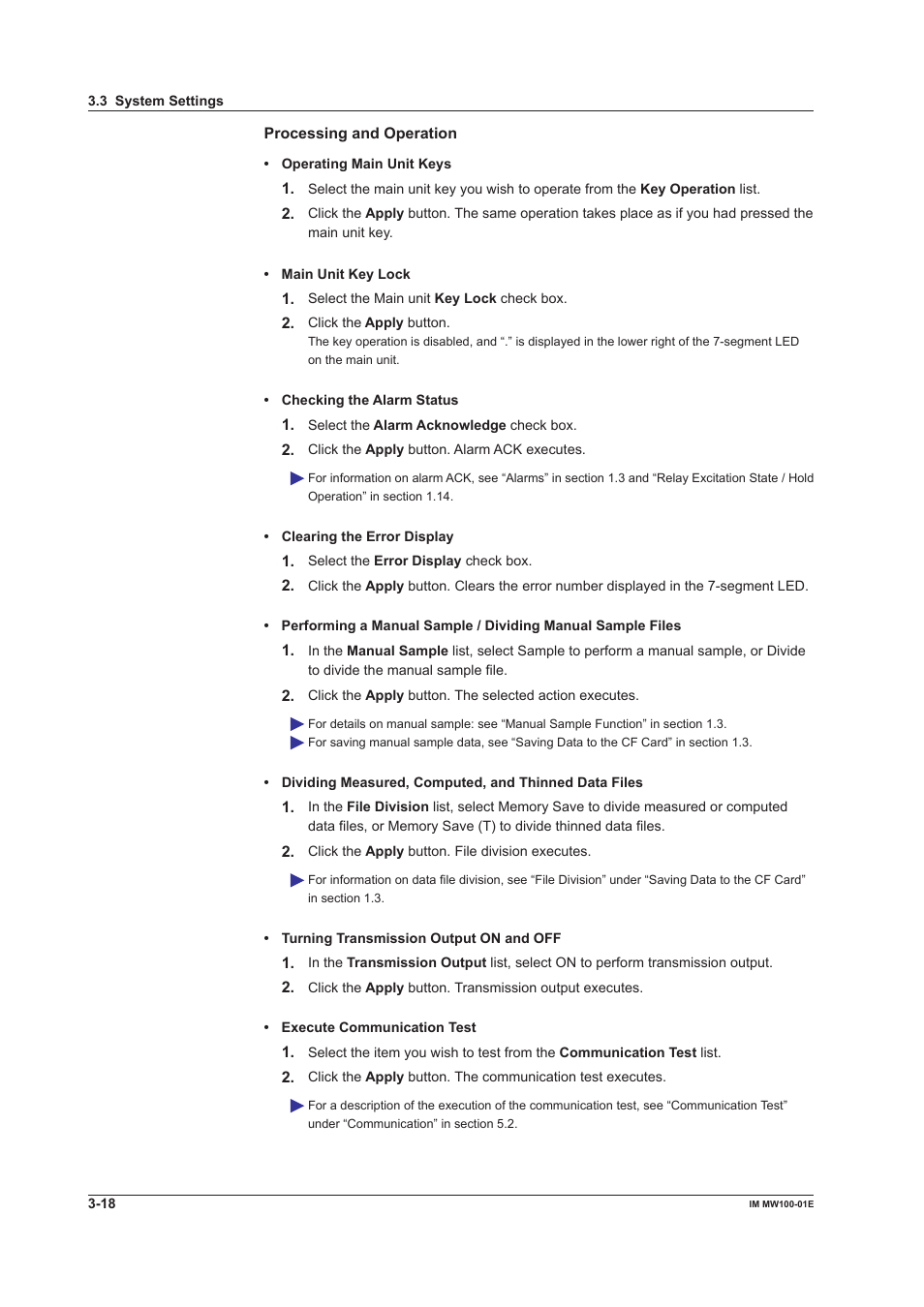 Yokogawa Standalone MW100 User Manual | Page 140 / 305