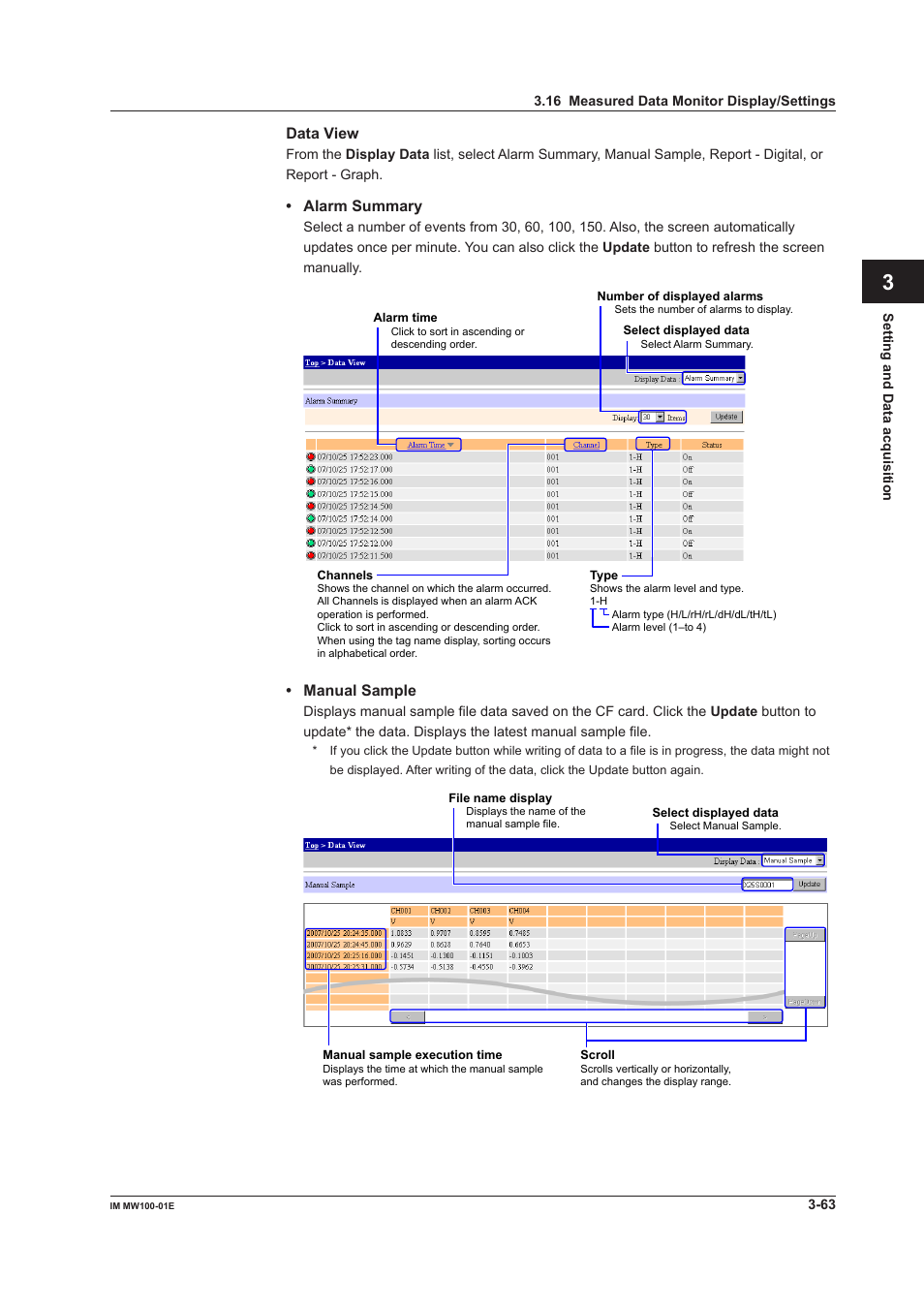 App index | Yokogawa Standalone MW100 User Manual | Page 185 / 305