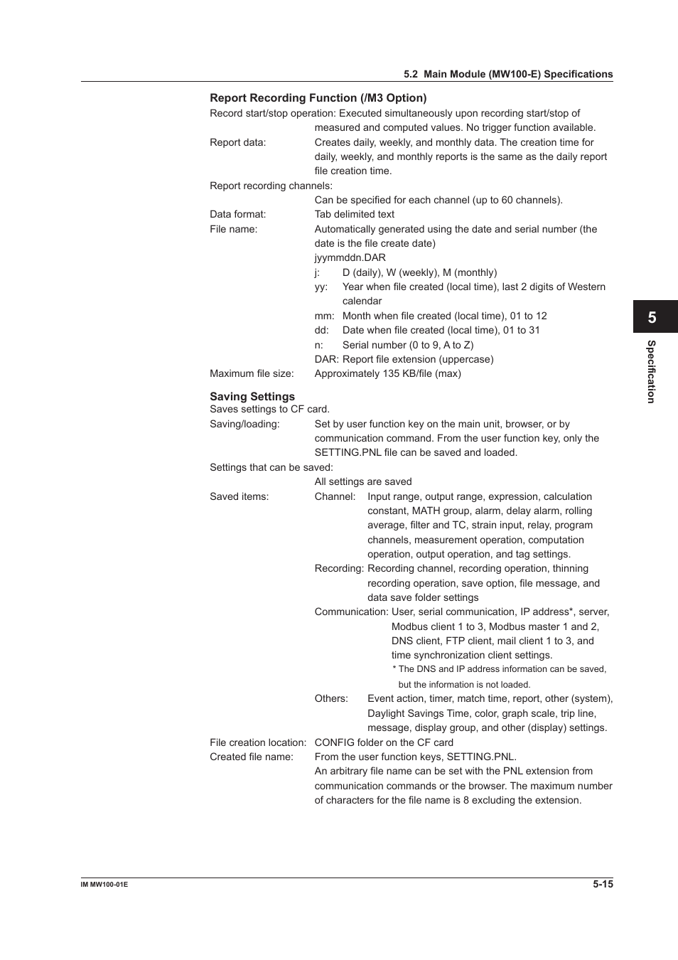 App index | Yokogawa Standalone MW100 User Manual | Page 228 / 305