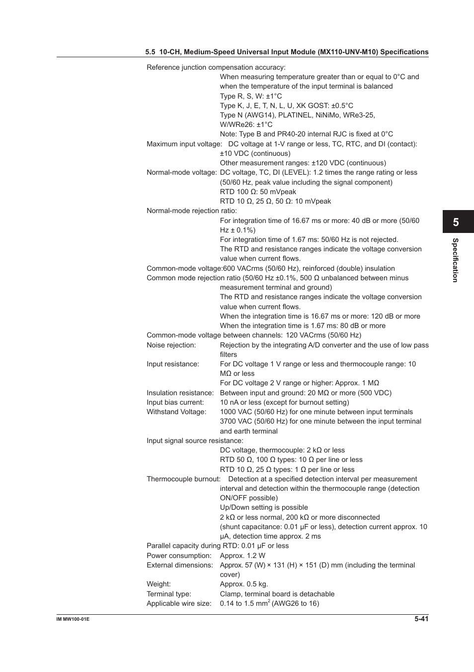 App index | Yokogawa Standalone MW100 User Manual | Page 254 / 305