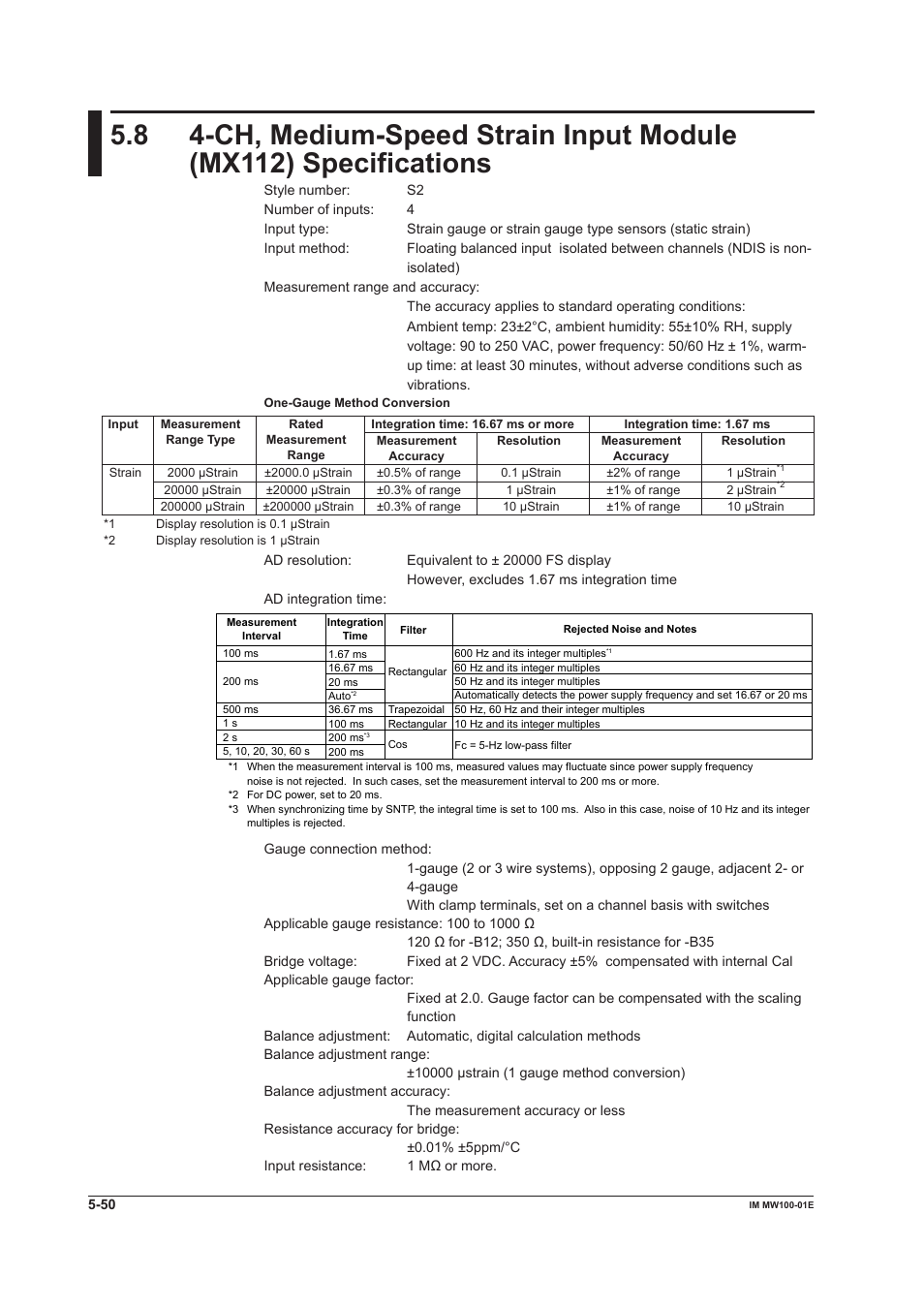 Yokogawa Standalone MW100 User Manual | Page 263 / 305