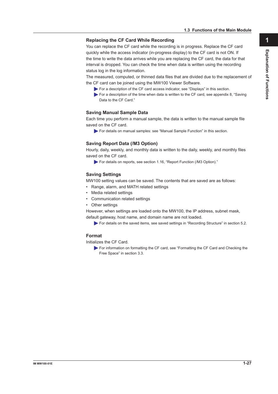 App index | Yokogawa Standalone MW100 User Manual | Page 41 / 305