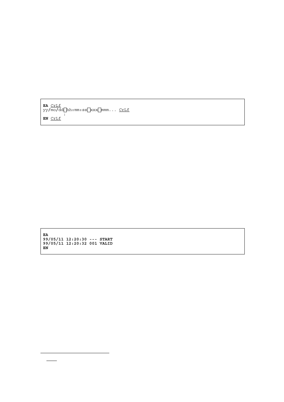 Dnp master log output (fl0, dnp3_m) | Yokogawa Standalone MW100 User Manual | Page 109 / 131