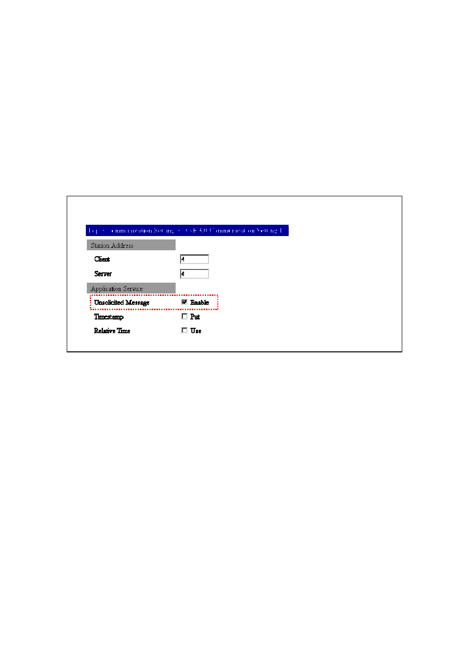 Permission of unsolicited message | Yokogawa Standalone MW100 User Manual | Page 42 / 131