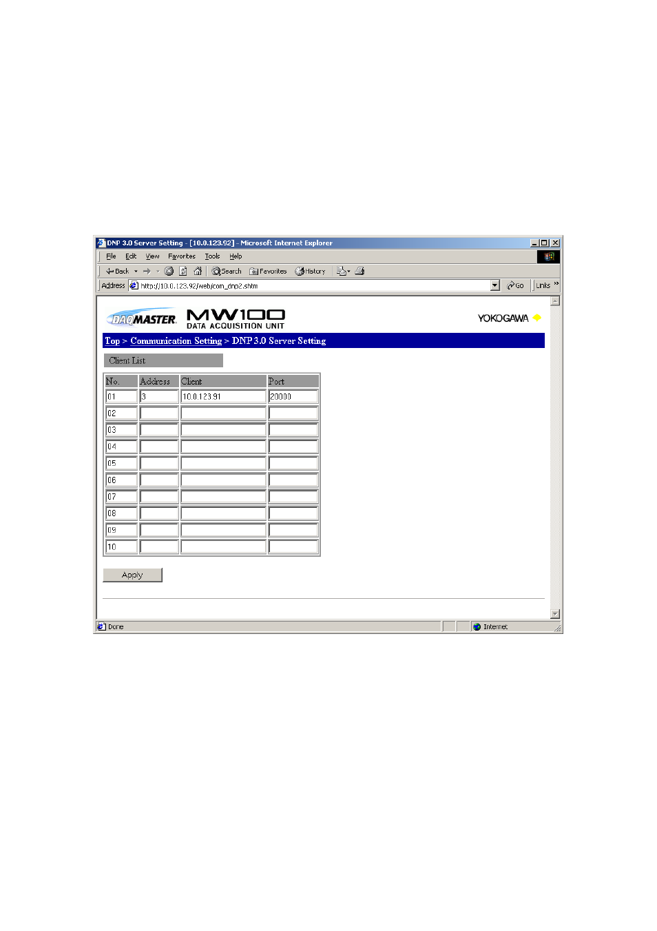 Yokogawa Standalone MW100 User Manual | Page 71 / 131