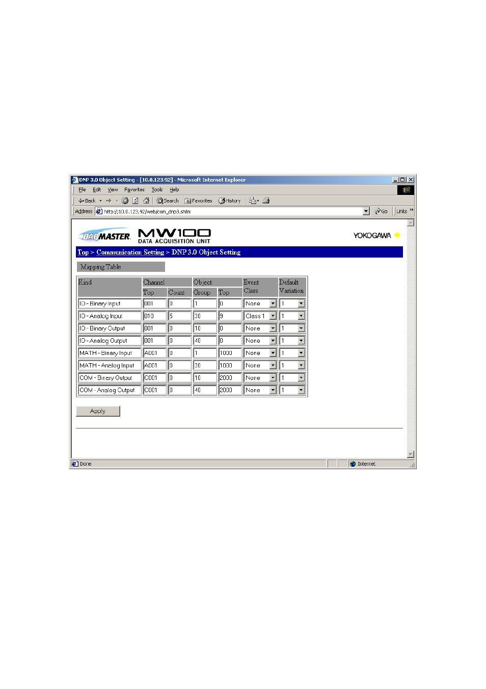 Yokogawa Standalone MW100 User Manual | Page 73 / 131