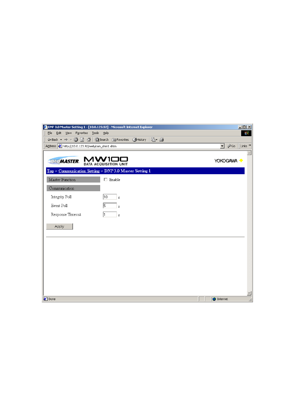 Yokogawa Standalone MW100 User Manual | Page 75 / 131