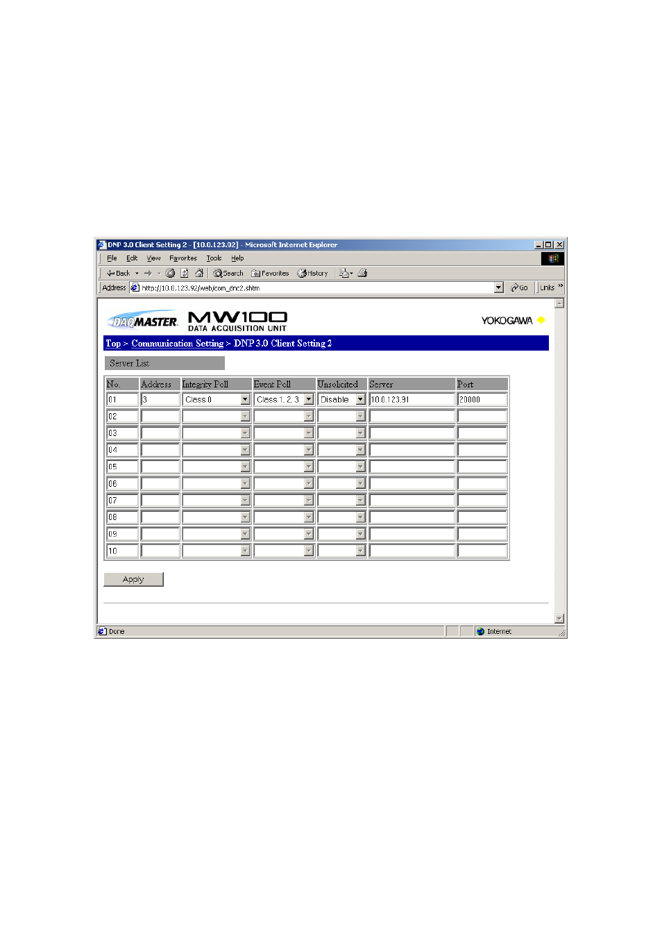 Yokogawa Standalone MW100 User Manual | Page 83 / 131