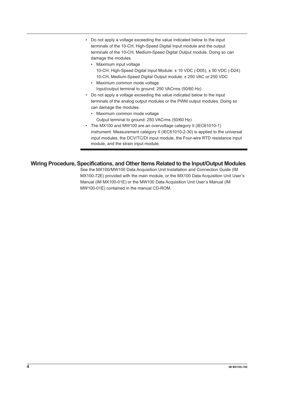 Yokogawa PC-Based MX100 User Manual | Page 4 / 4