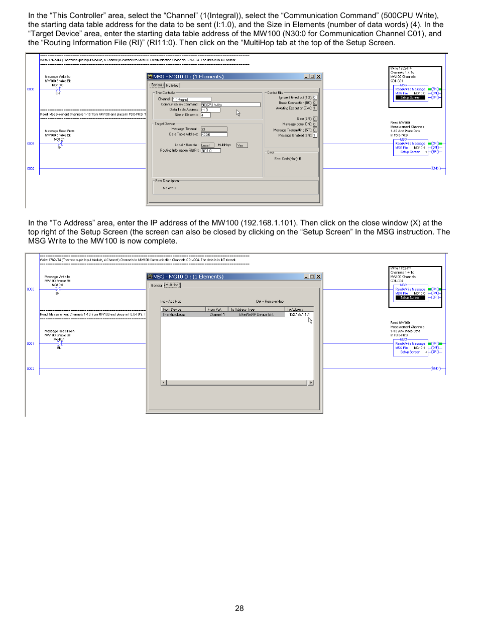 Yokogawa Standalone MW100 User Manual | Page 31 / 58