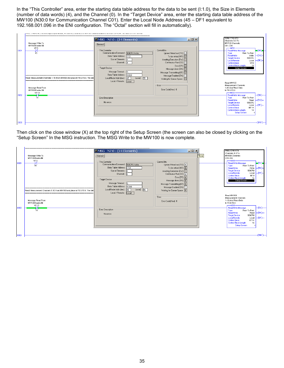 Yokogawa Standalone MW100 User Manual | Page 38 / 58