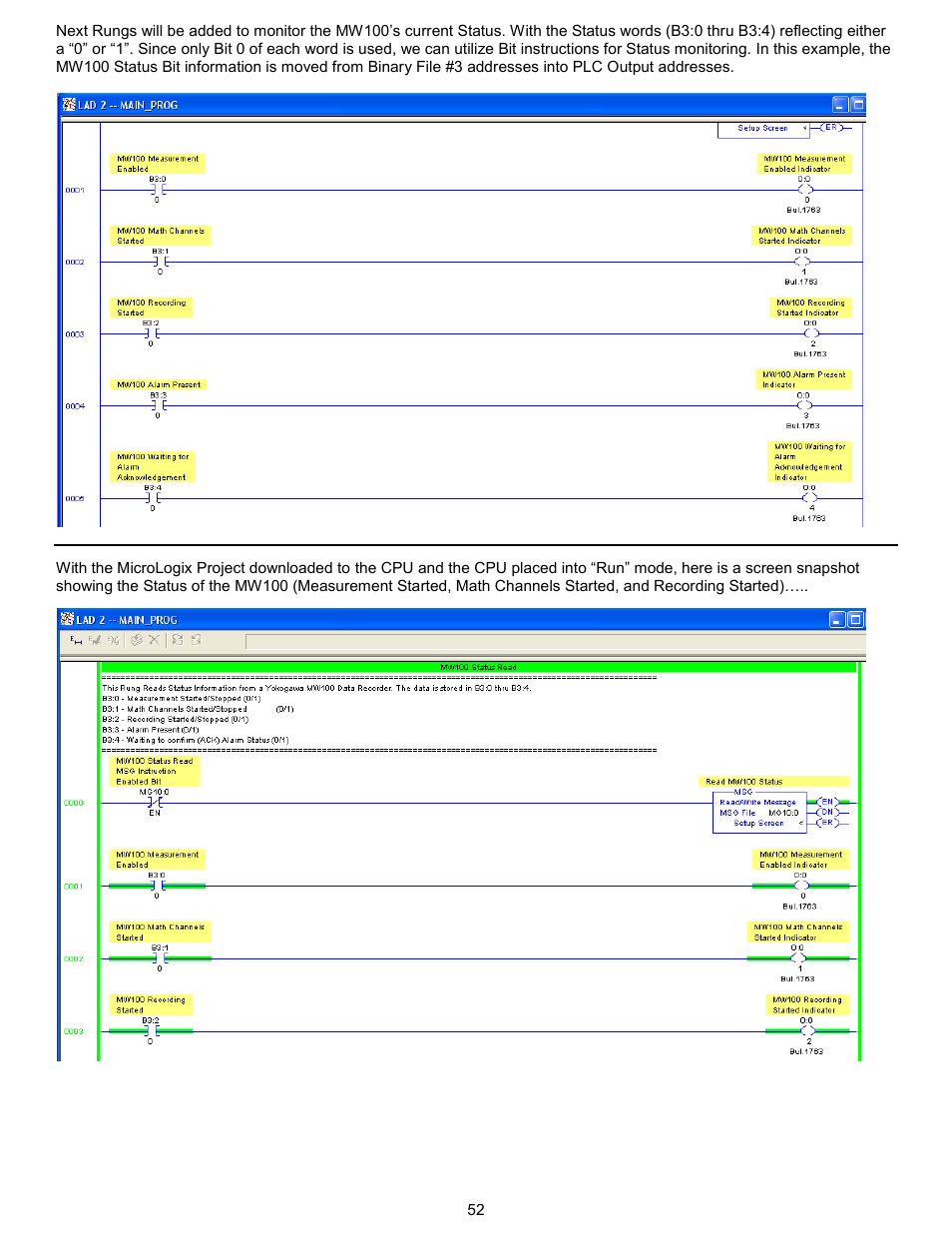 Yokogawa Standalone MW100 User Manual | Page 55 / 58