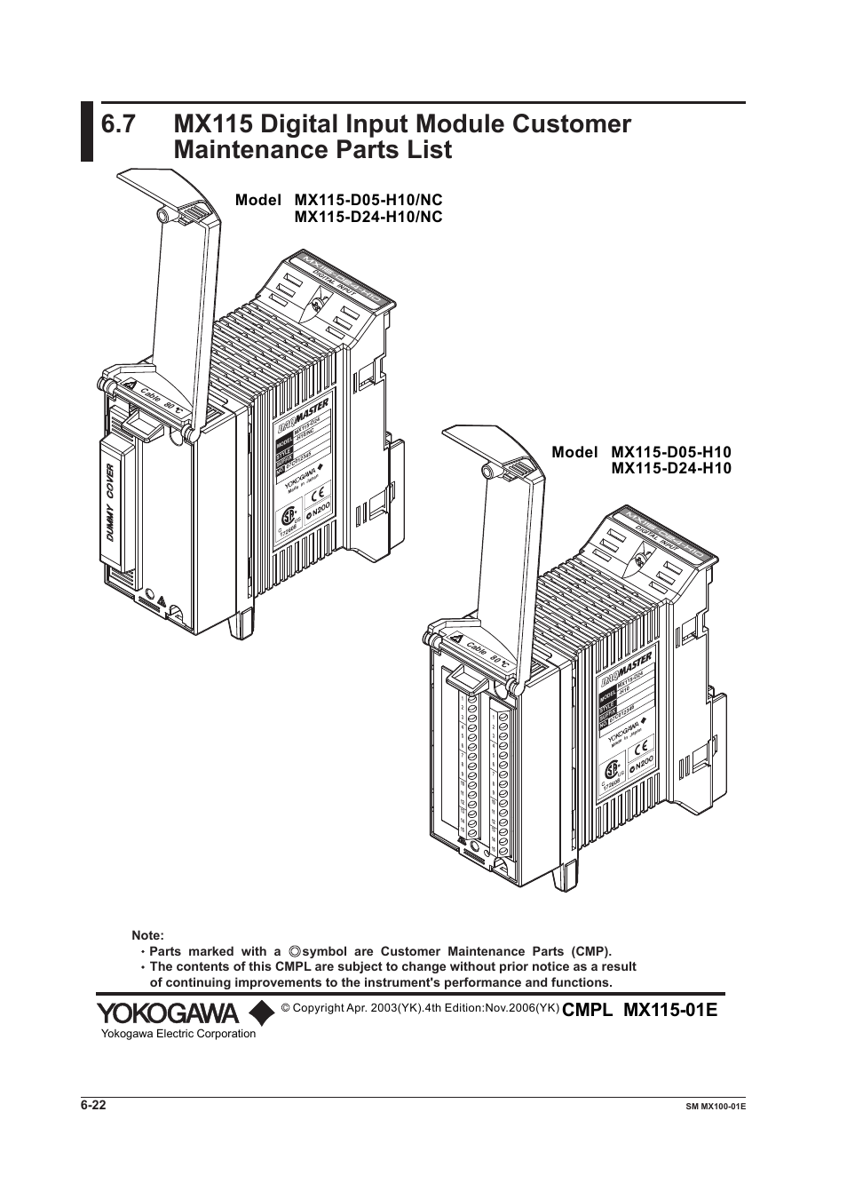 Yokogawa electric corporation | Yokogawa PC-Based MX100 User Manual | Page 129 / 189