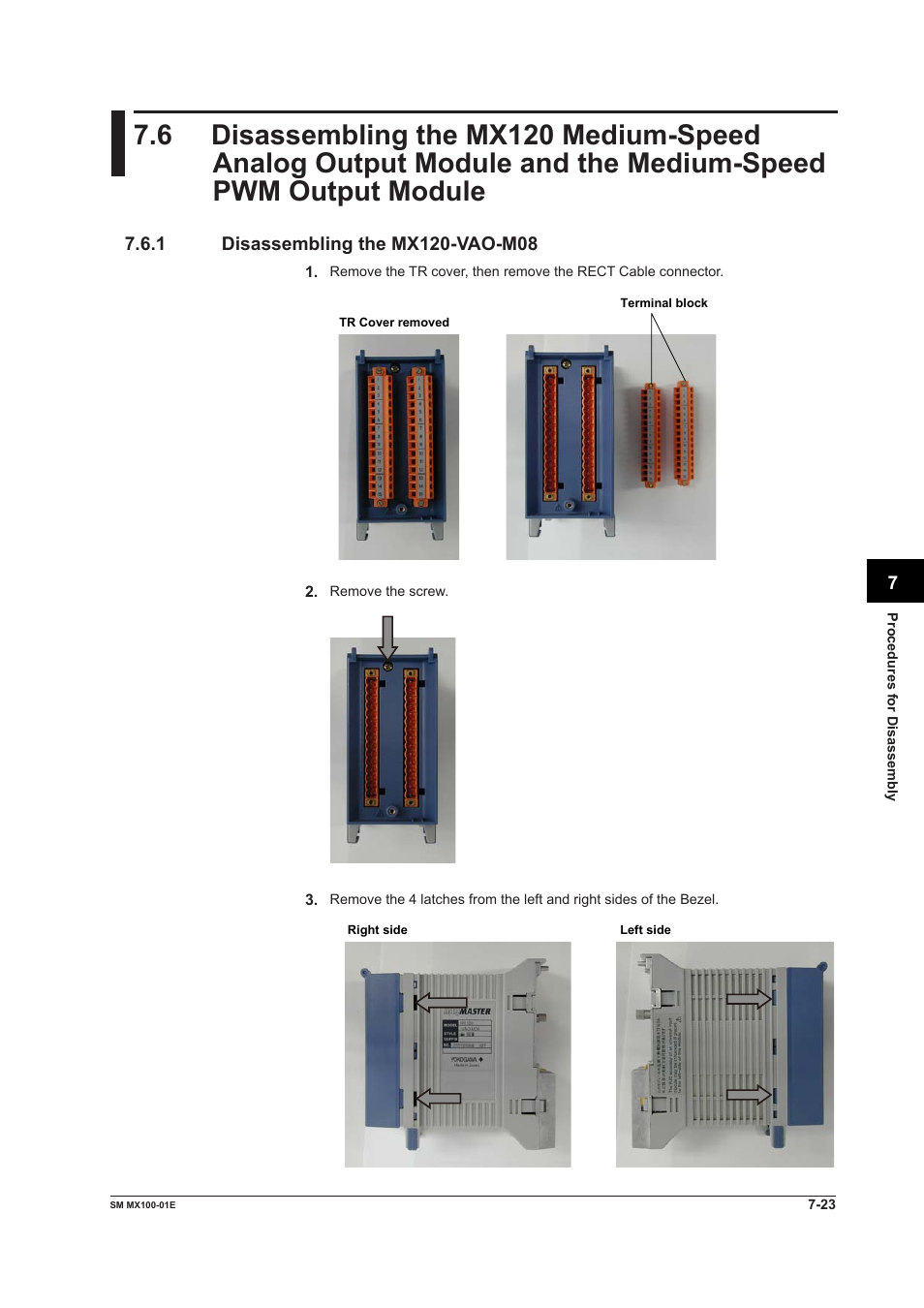 The medium-speed pwm output module -23 | Yokogawa PC-Based MX100 User Manual | Page 163 / 189