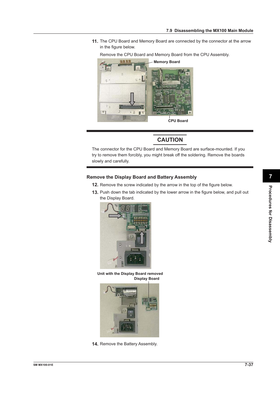 Caution | Yokogawa PC-Based MX100 User Manual | Page 177 / 189