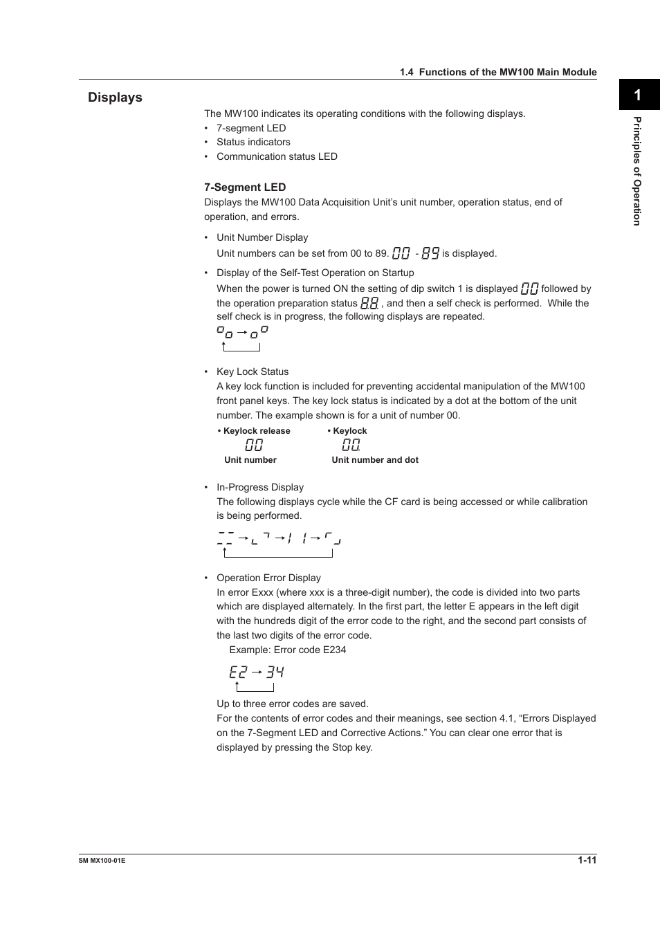 67 displays | Yokogawa PC-Based MX100 User Manual | Page 18 / 189