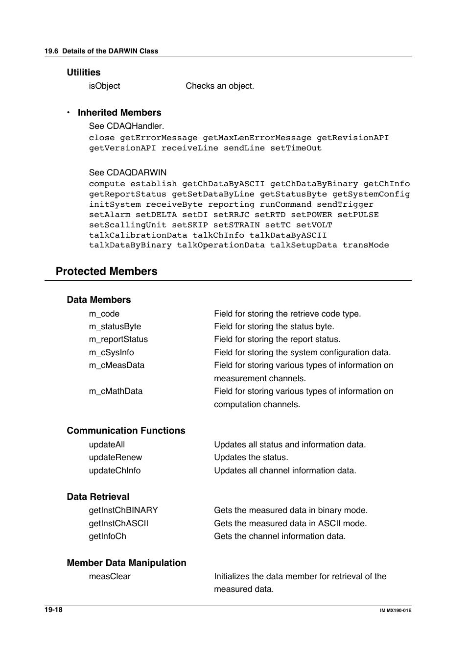Protected members | Yokogawa PC-Based MX100 User Manual | Page 1012 / 1264