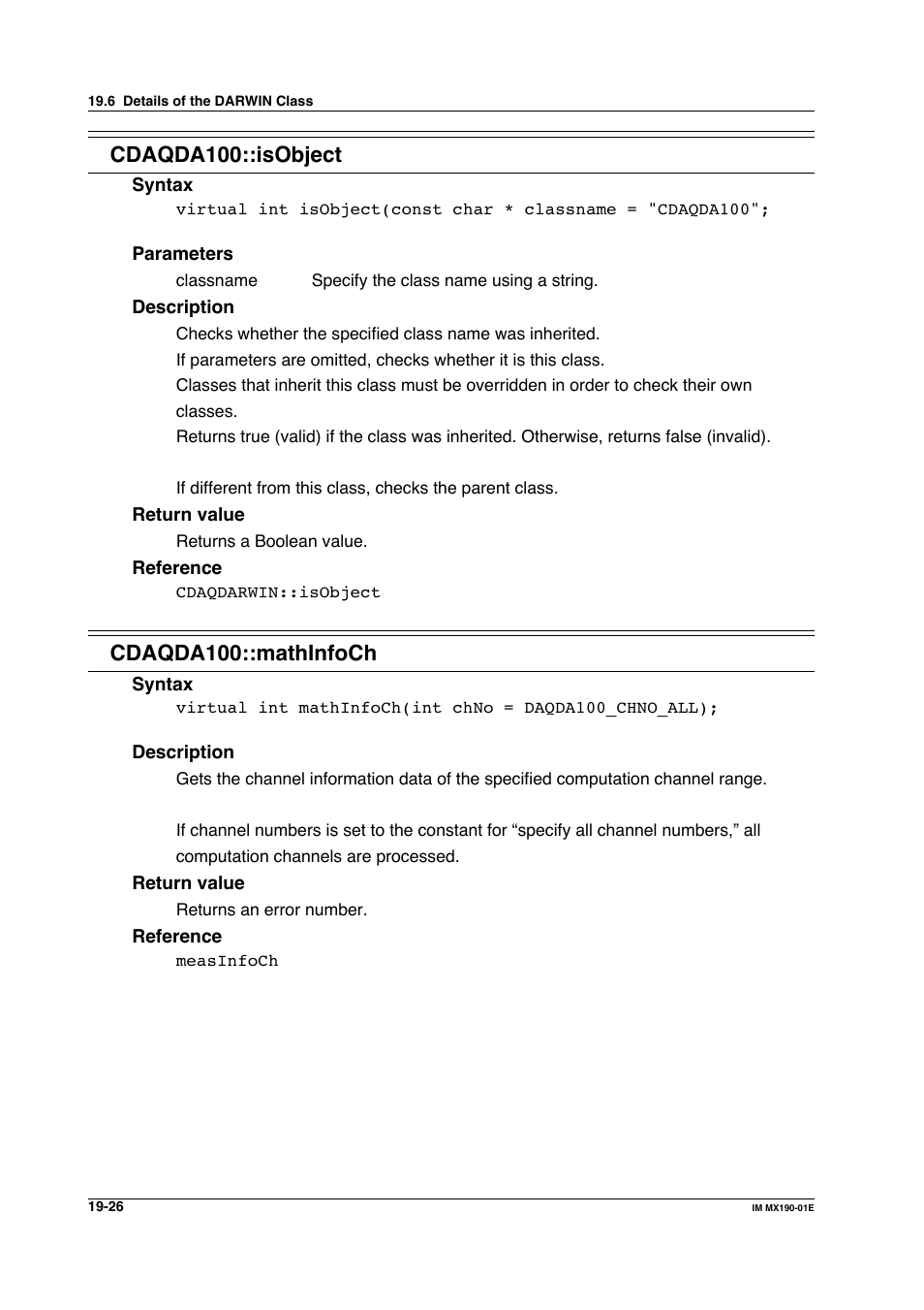 Cdaqda100::isobject, Cdaqda100::mathinfoch | Yokogawa PC-Based MX100 User Manual | Page 1020 / 1264