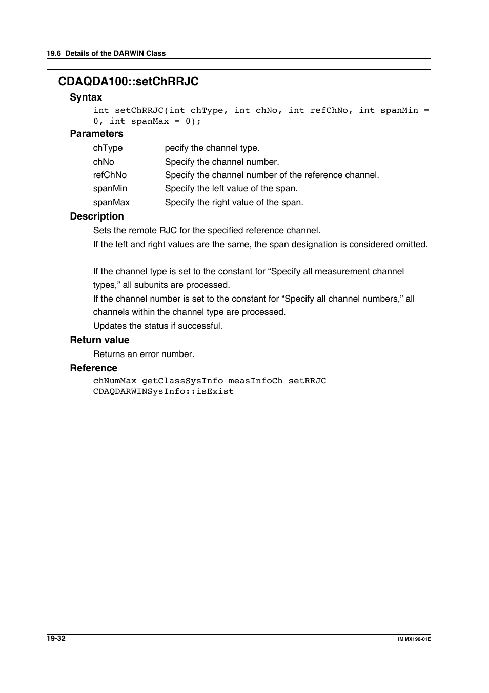 Cdaqda100::setchrrjc | Yokogawa PC-Based MX100 User Manual | Page 1026 / 1264