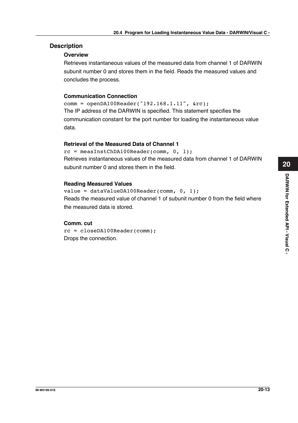 Yokogawa PC-Based MX100 User Manual | Page 1056 / 1264