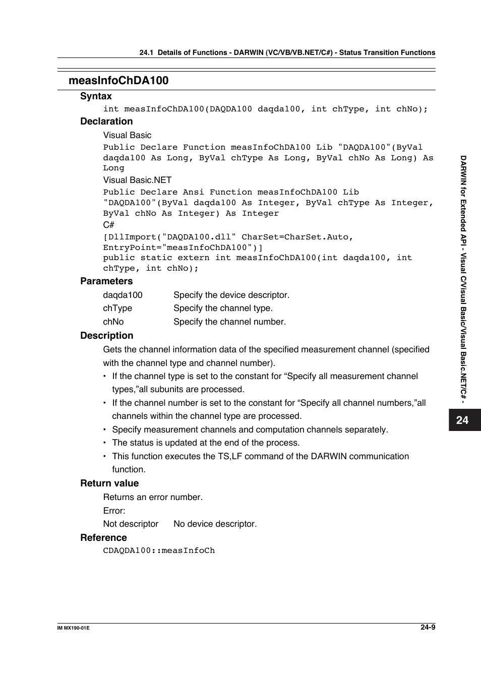 Measinfochda100 | Yokogawa PC-Based MX100 User Manual | Page 1100 / 1264