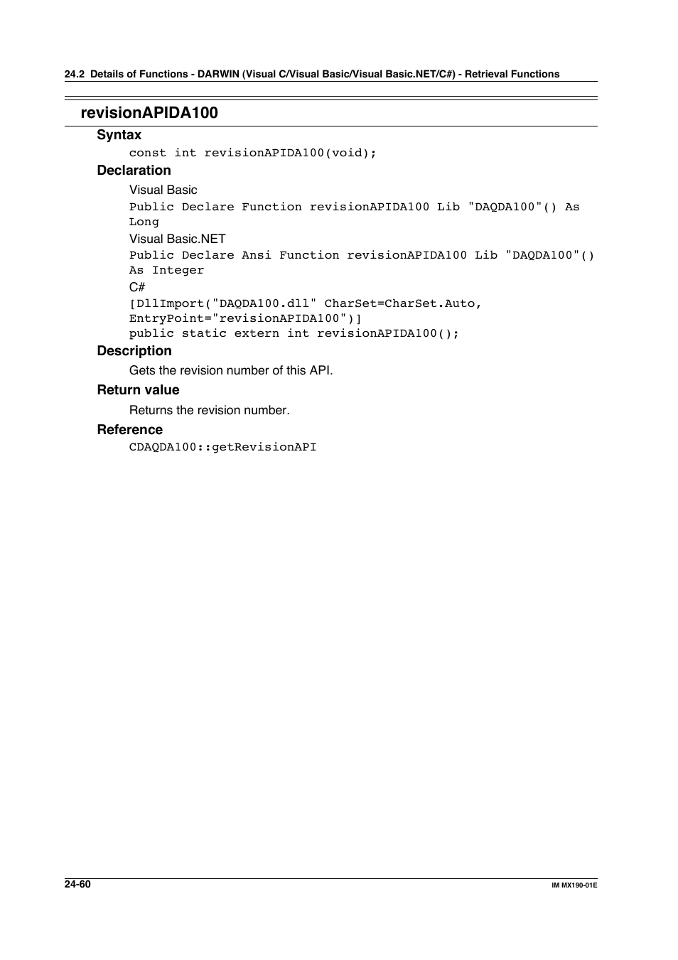 Revisionapida100 | Yokogawa PC-Based MX100 User Manual | Page 1151 / 1264