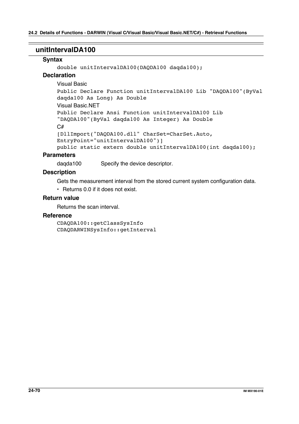 Unitintervalda100 | Yokogawa PC-Based MX100 User Manual | Page 1161 / 1264