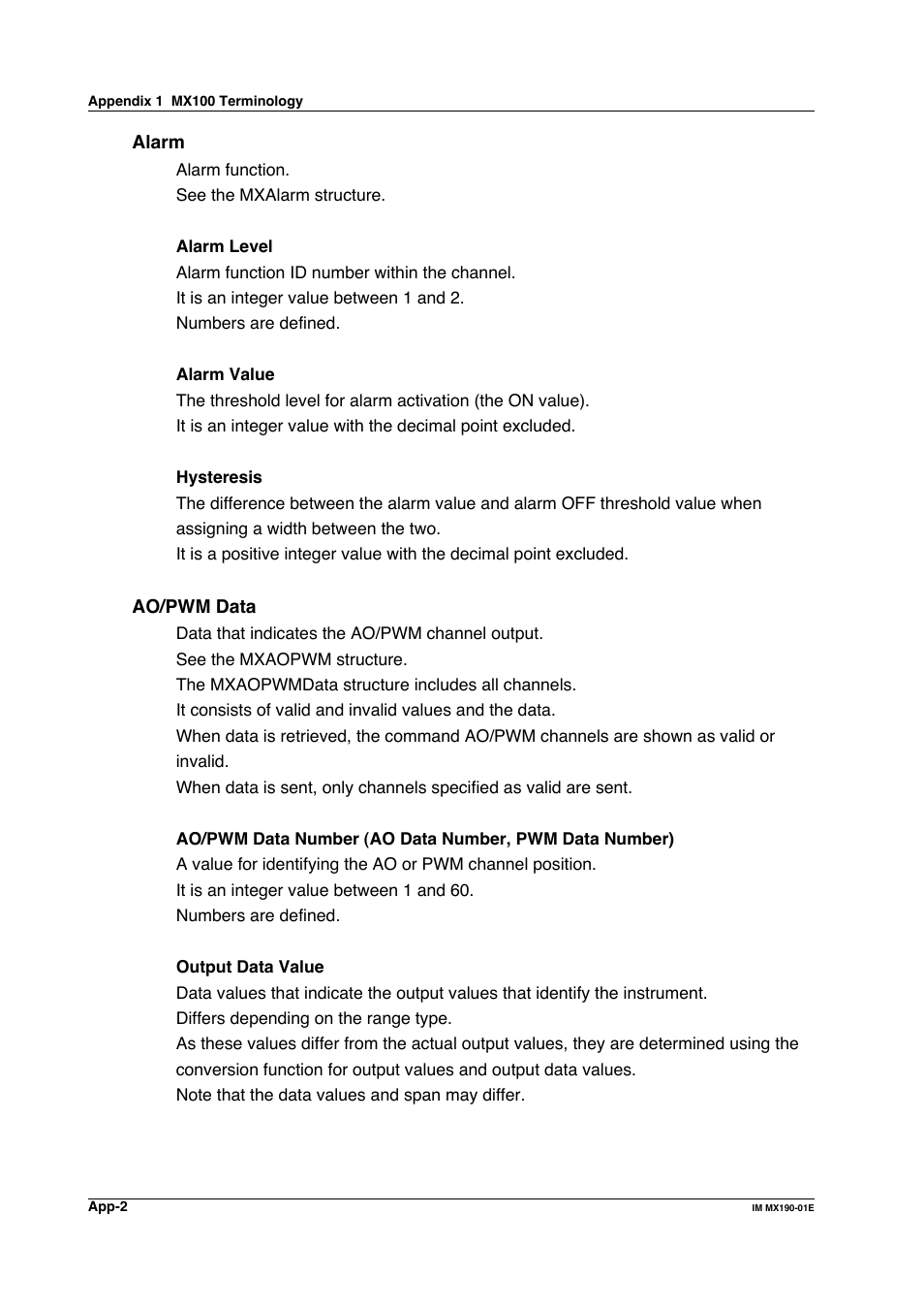 Yokogawa PC-Based MX100 User Manual | Page 1223 / 1264