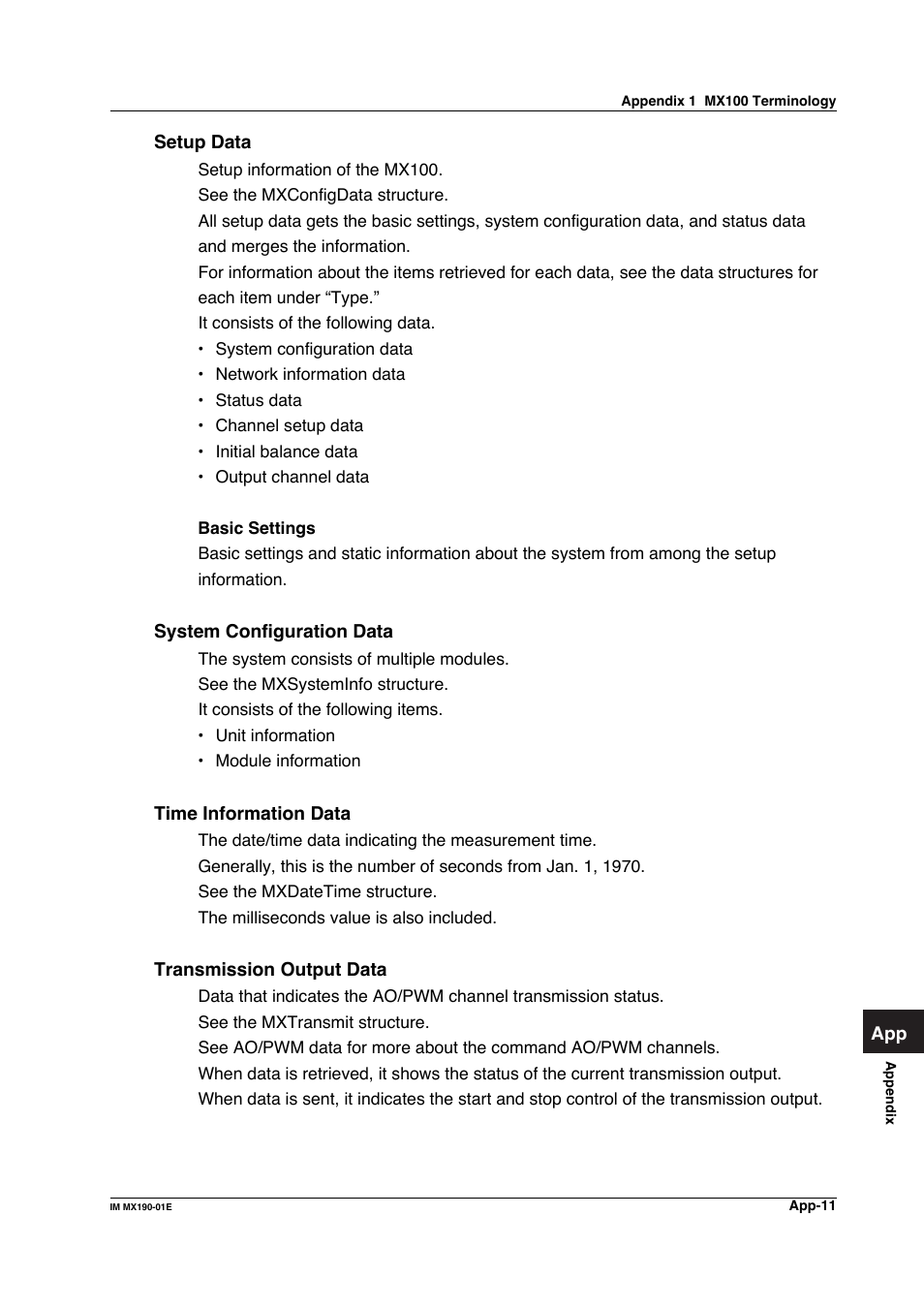 Yokogawa PC-Based MX100 User Manual | Page 1232 / 1264