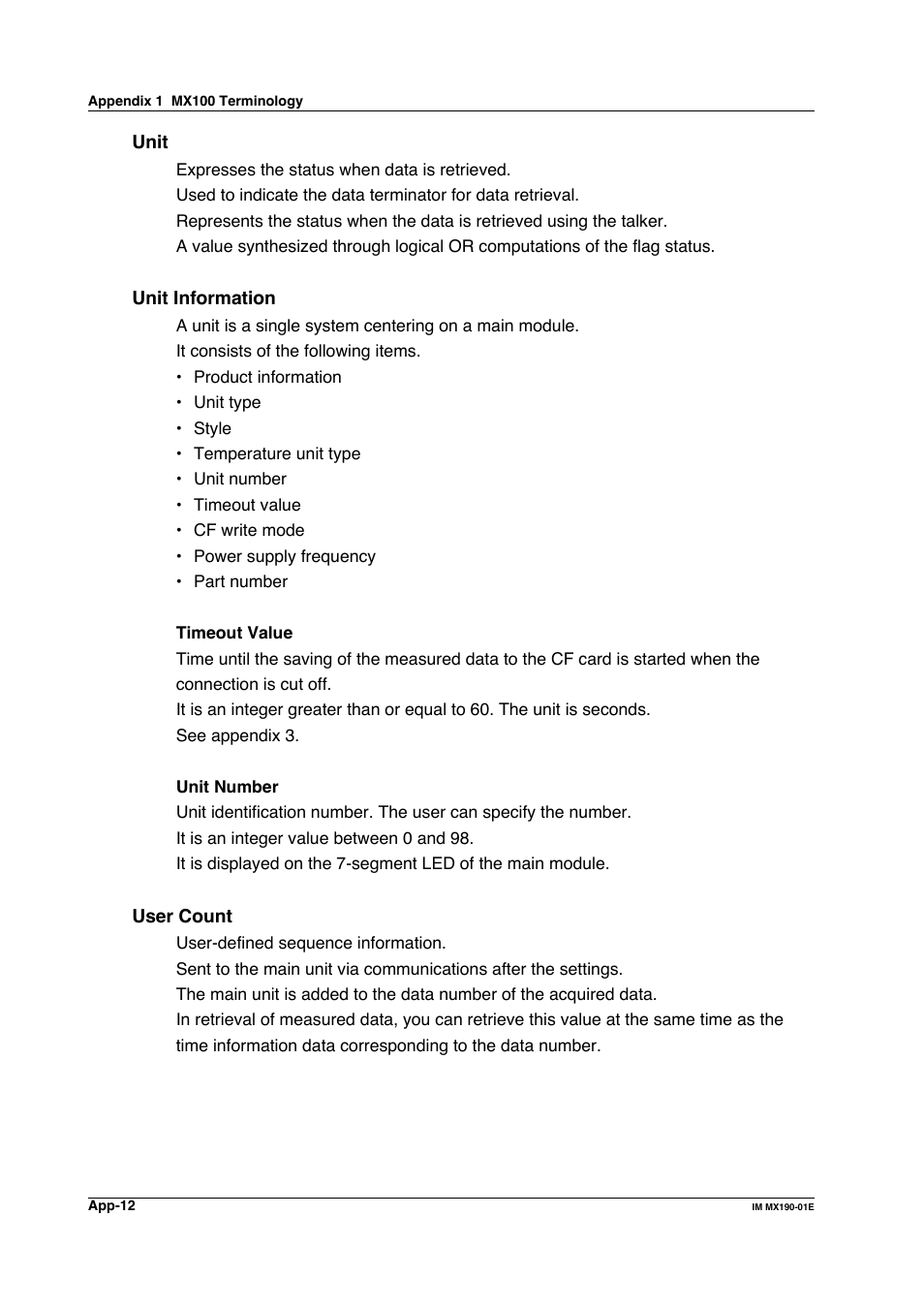 Yokogawa PC-Based MX100 User Manual | Page 1233 / 1264