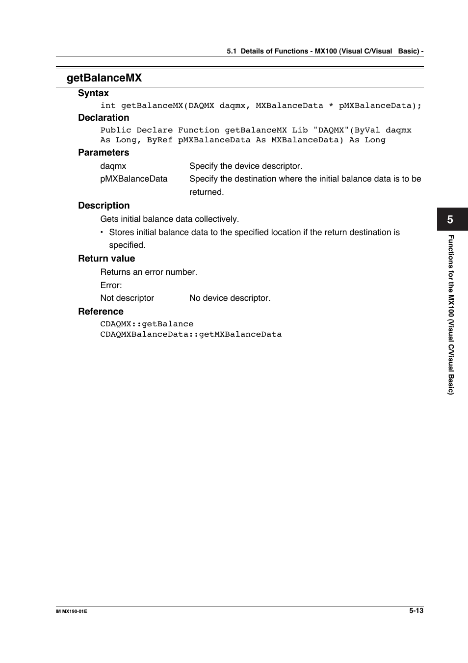 Getbalancemx | Yokogawa PC-Based MX100 User Manual | Page 271 / 1264