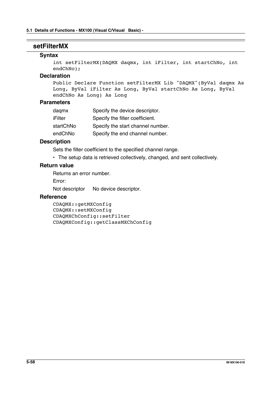 Setfiltermx | Yokogawa PC-Based MX100 User Manual | Page 316 / 1264