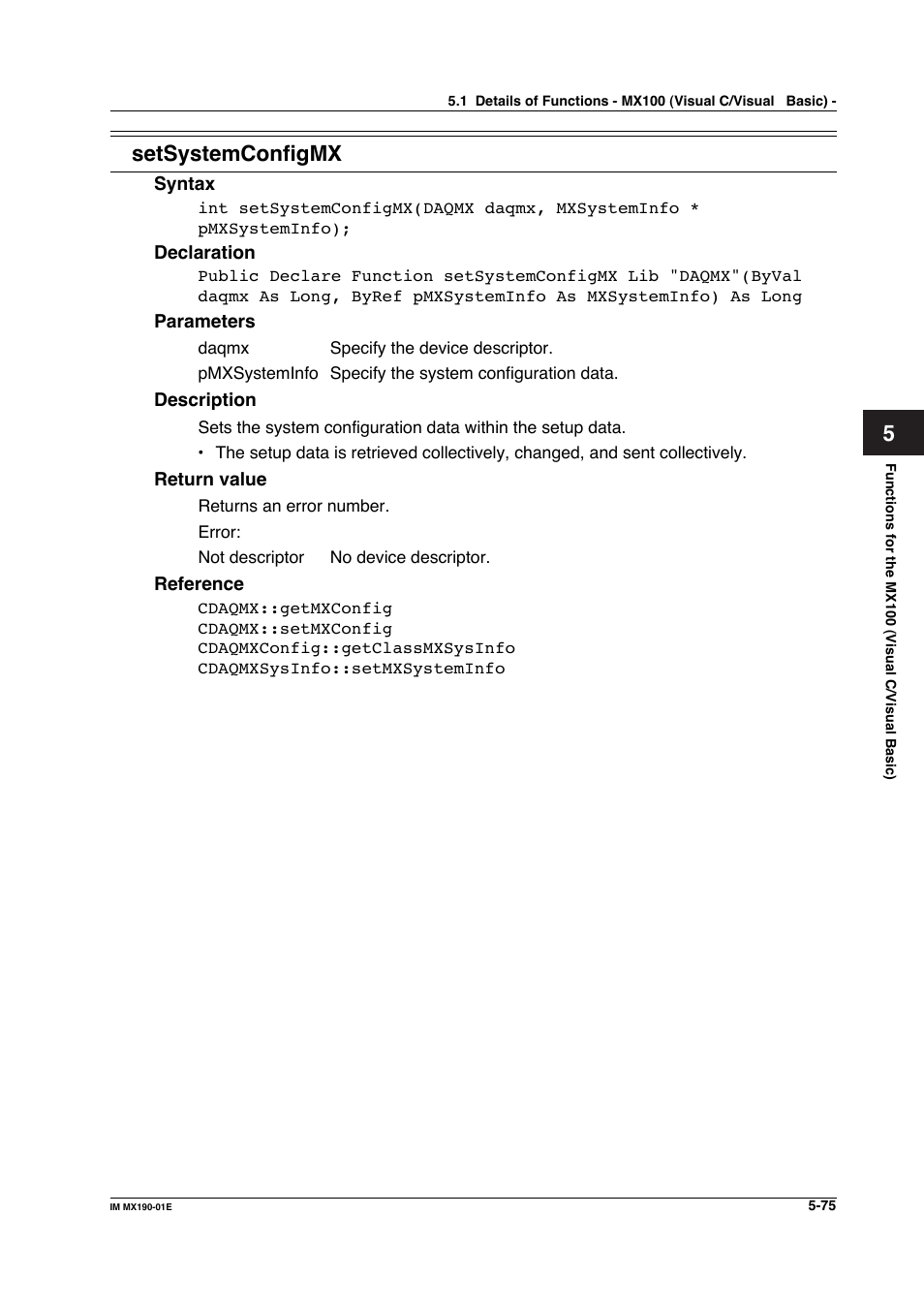 Setsystemconfigmx | Yokogawa PC-Based MX100 User Manual | Page 333 / 1264