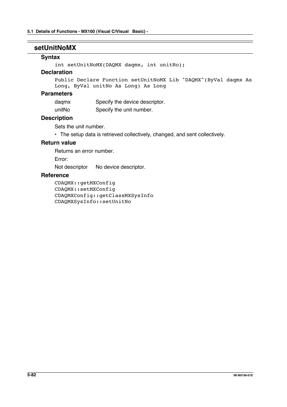 Setunitnomx | Yokogawa PC-Based MX100 User Manual | Page 340 / 1264