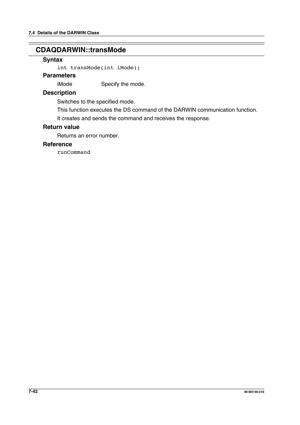 Cdaqdarwin::transmode | Yokogawa PC-Based MX100 User Manual | Page 440 / 1264
