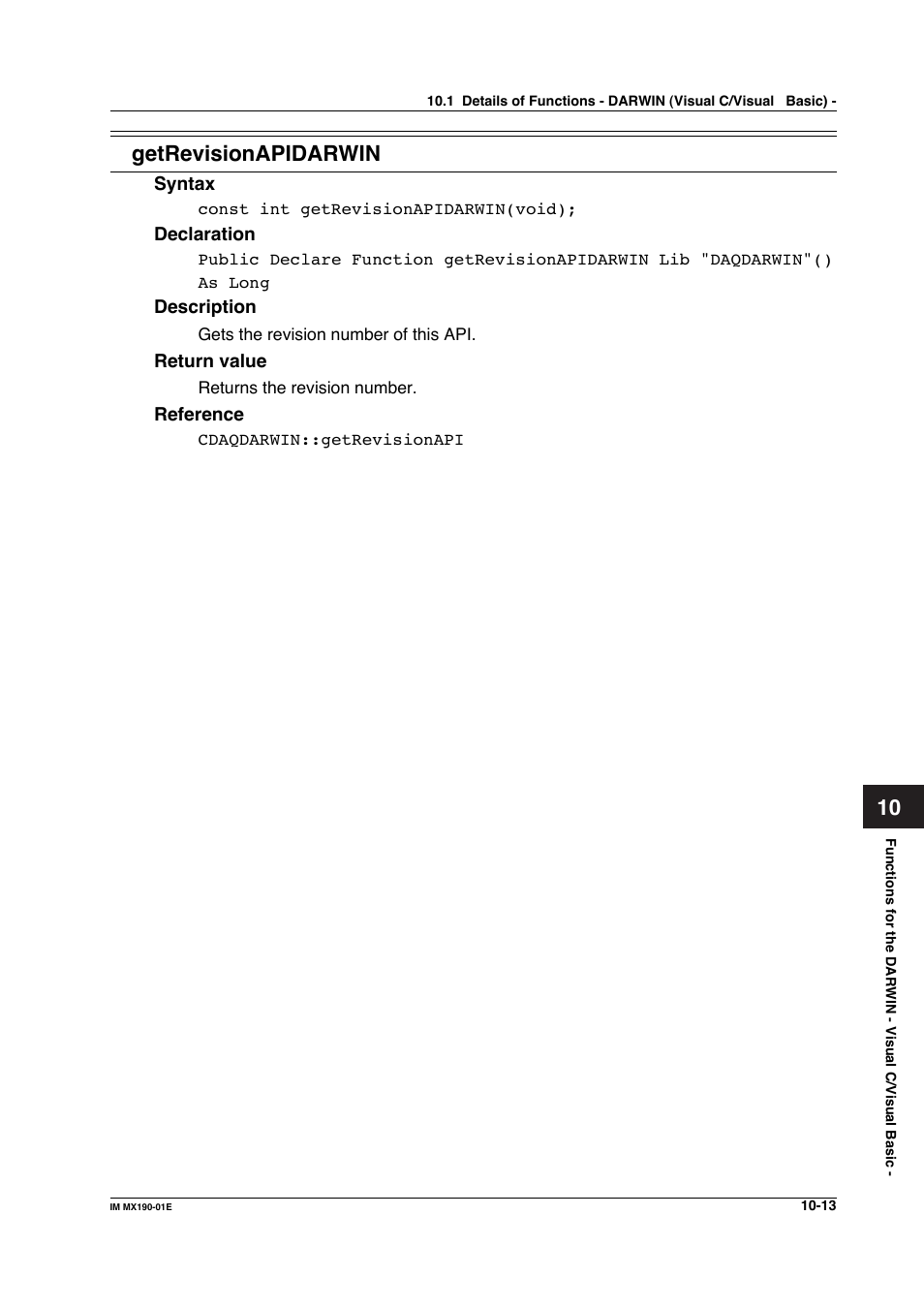 10 getrevisionapidarwin | Yokogawa PC-Based MX100 User Manual | Page 511 / 1264