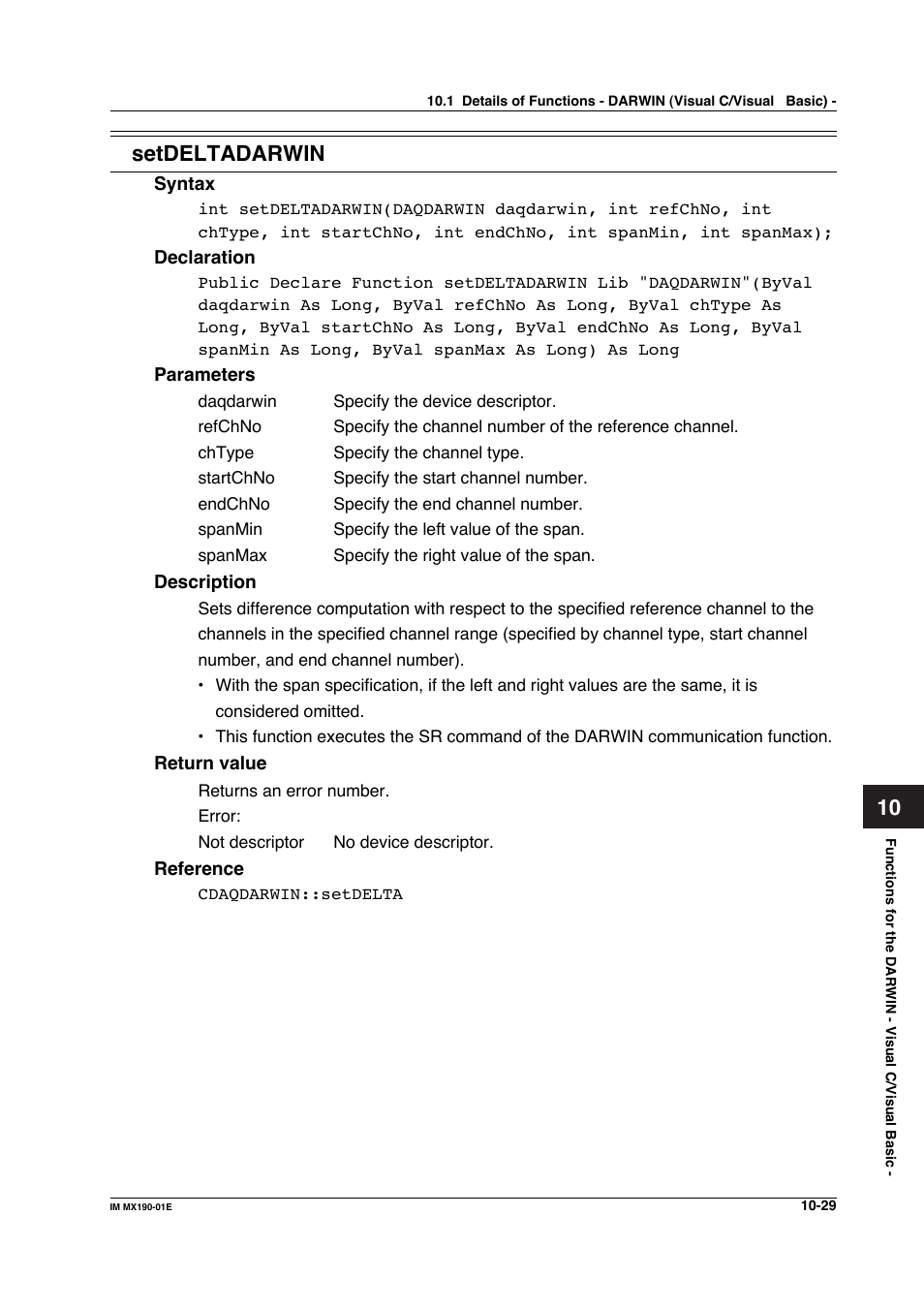 10 setdeltadarwin | Yokogawa PC-Based MX100 User Manual | Page 527 / 1264