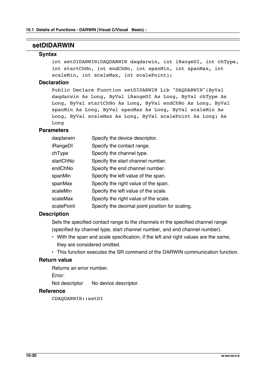 Setdidarwin | Yokogawa PC-Based MX100 User Manual | Page 528 / 1264