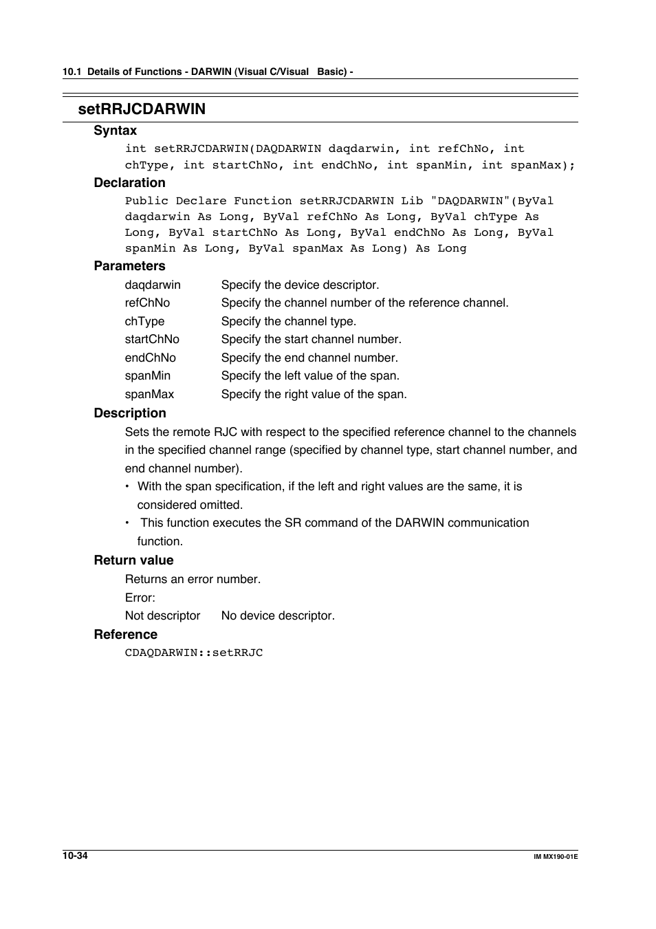 Setrrjcdarwin | Yokogawa PC-Based MX100 User Manual | Page 532 / 1264