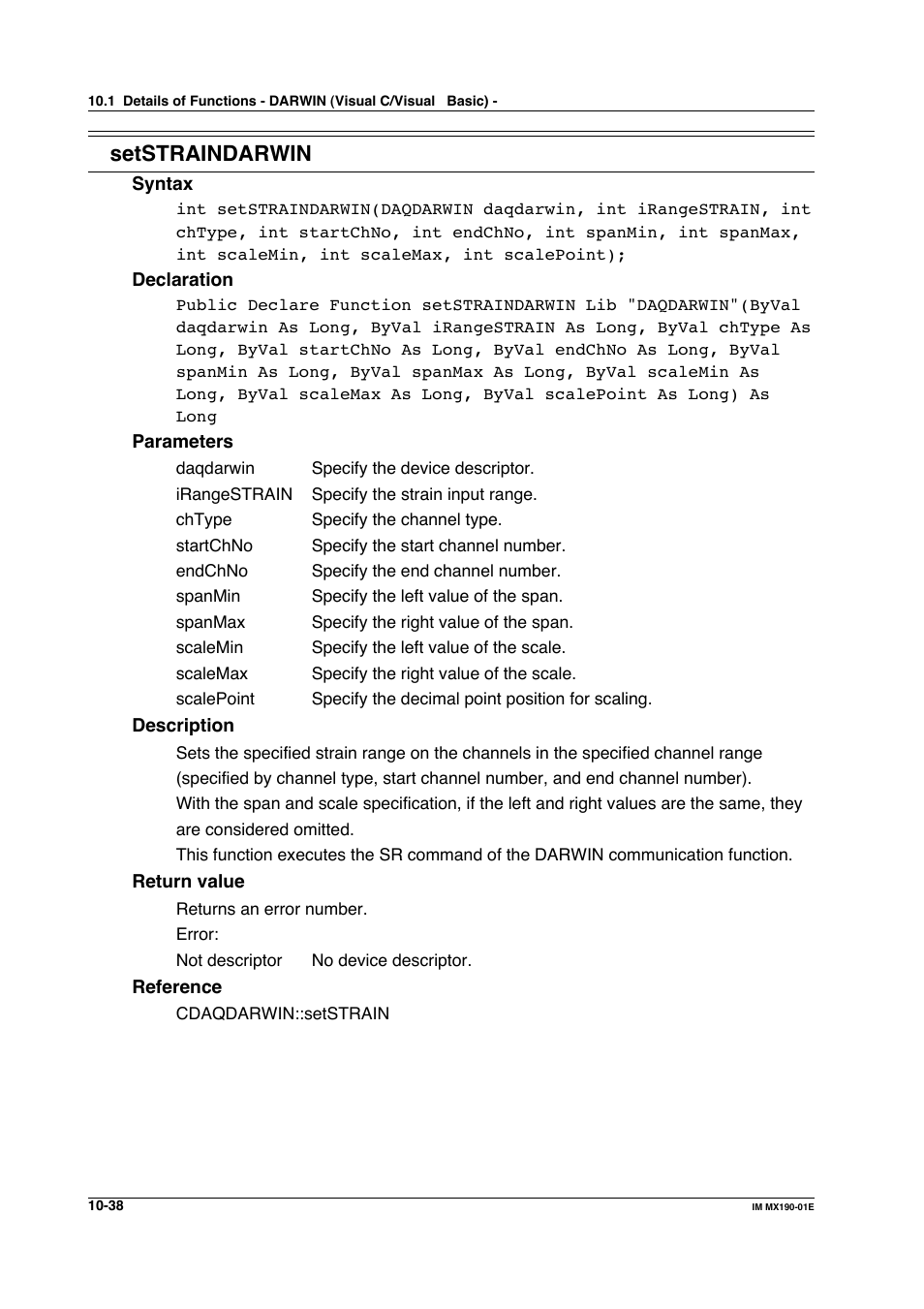 Setstraindarwin | Yokogawa PC-Based MX100 User Manual | Page 536 / 1264