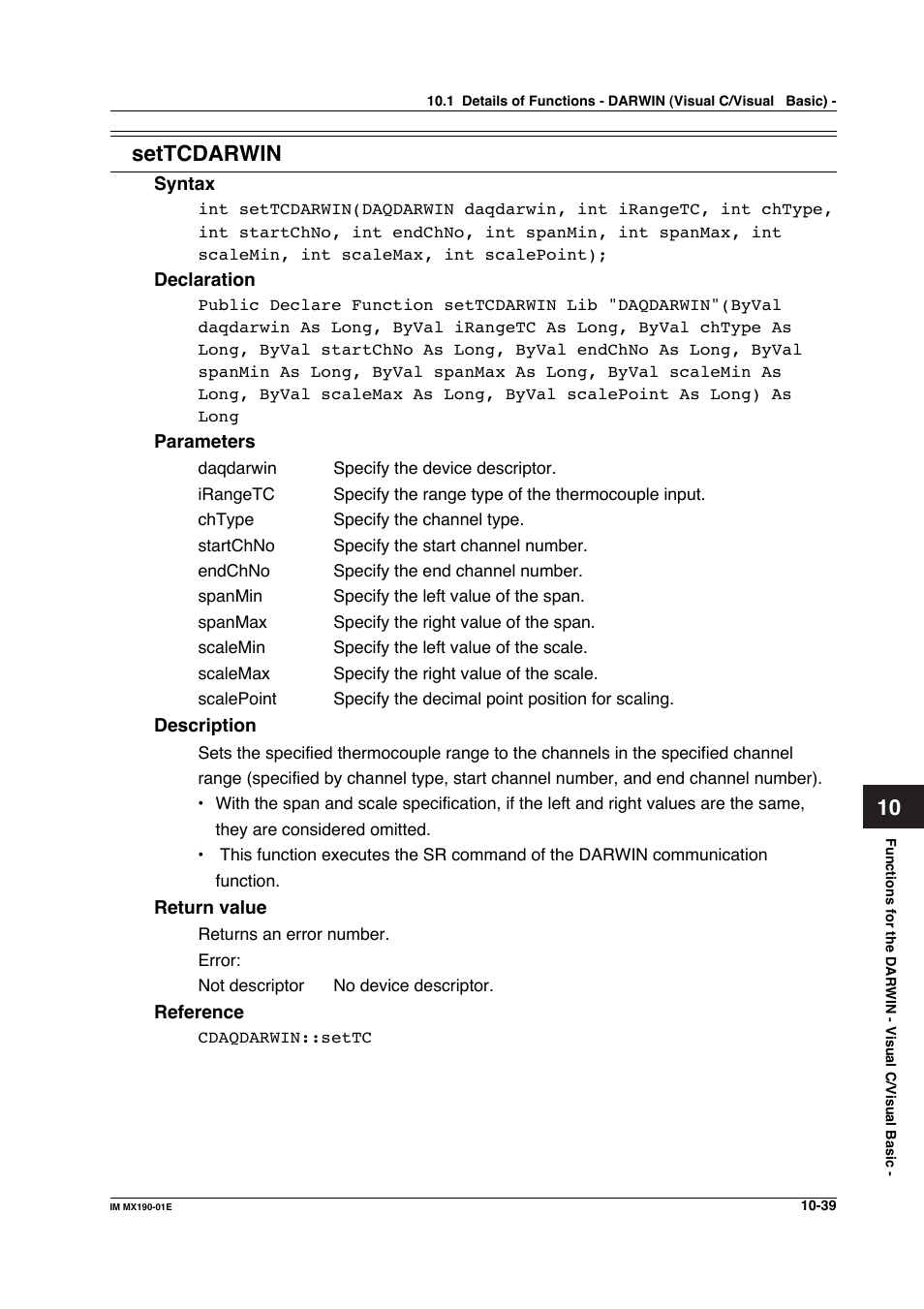 10 settcdarwin | Yokogawa PC-Based MX100 User Manual | Page 537 / 1264